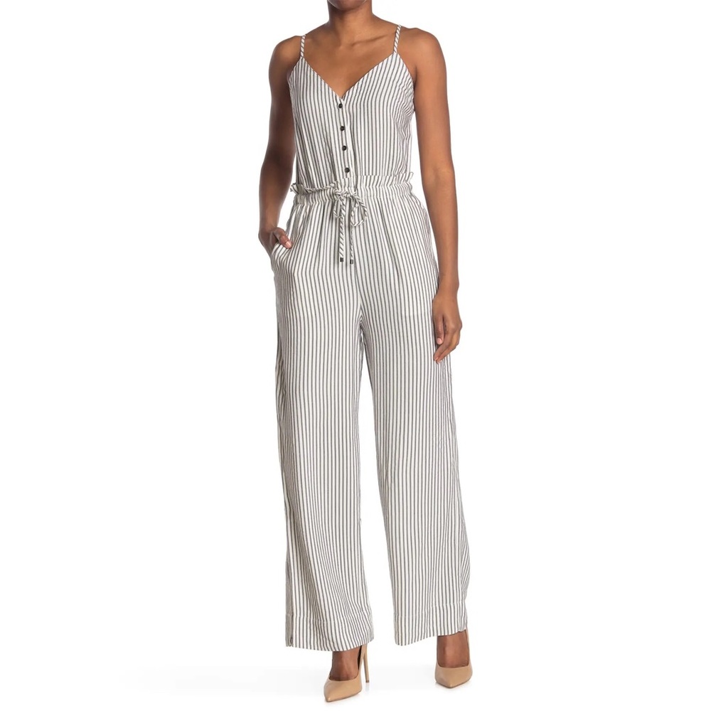 7 For All Mankind | Striped Jumpsuit